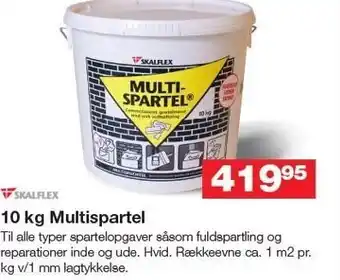Bauhaus Skalflex 10 kg multispartel tilbud