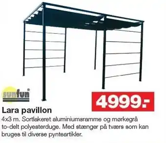 Bauhaus Sunfun lara pavillon tilbud