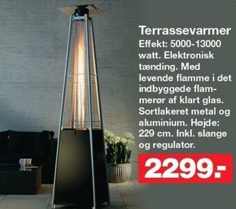 Bauhaus Terrassevarmer tilbud
