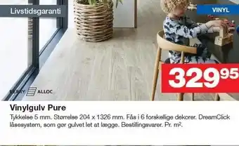 Berry alloc vinylgulv pure