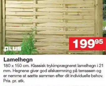 Plus lamelhegn