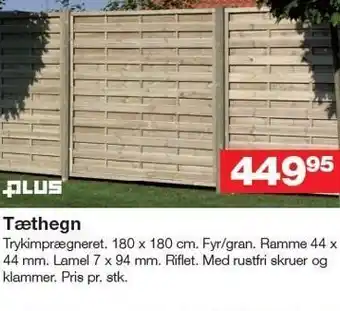 Bauhaus Plus tæthegn tilbud
