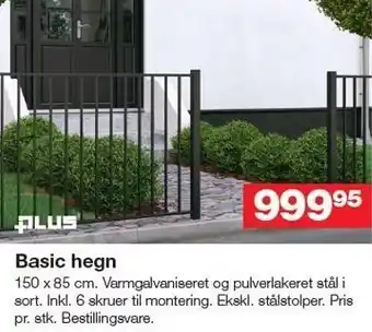 Plus basic hegn