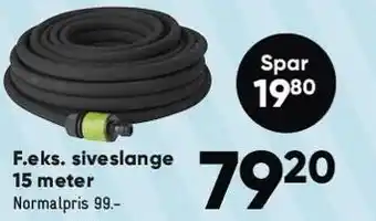 Siveslange 15 meter
