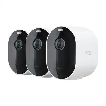 Power Arlo pro 4 3-pak hvidt sikkerhedskamera tilbud