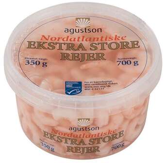 Rema 1000 Rejer i lage, 350 g tilbud