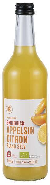 Rema 1000 Appelsin citron, 50 cl tilbud