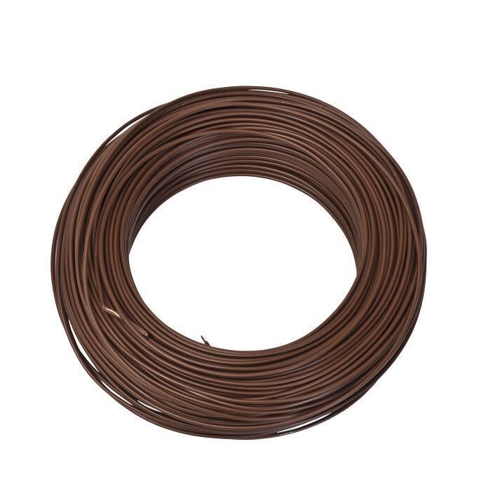 jem & fix Installationskabel brun 1 x 1,5 mm² 100 m tilbud