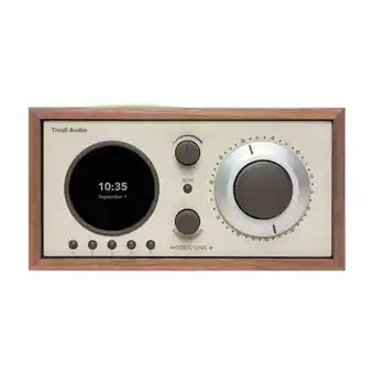 Tivoli audio model one+ radio valnød/beige