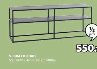 JYSK VIRUM TV-BORD tilbud