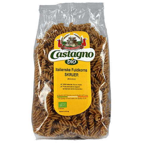 Helsemin Castagno, skruer fuldkorn ø, 500 g tilbud