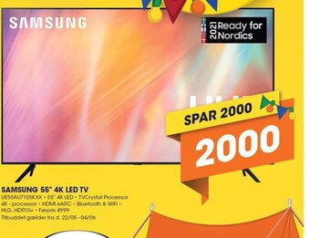 Expert SAMSUNG 55" 4K LED TV UE55AU7105KXX tilbud