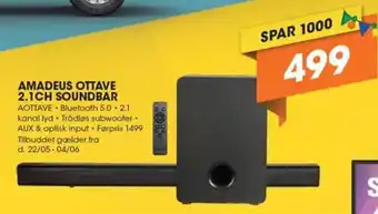 AMADEUS OTTAVE 2.1CH SOUNDBAR AOTTAVE