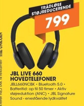 Expert JBL LIVE 660 HOVEDTELEFONER tilbud