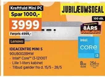Power Lenovo ideacentre mini 5 tilbud