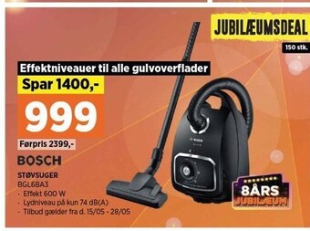 Power Bosch støvsuger tilbud