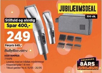 Power Babyliss hårtrimmer tilbud