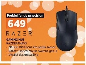 Power Razer gaming mus tilbud