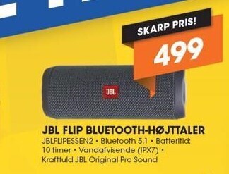 Jbl flip bluetooth-højttaler