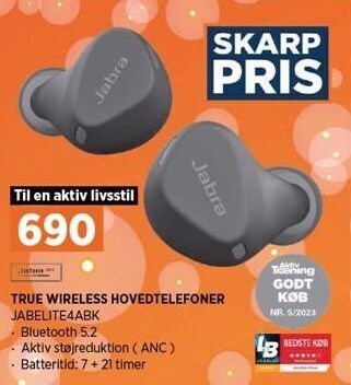 Jabra true wireless hovedtelefoner