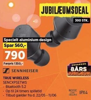 Power Sennheiser true wireless tilbud