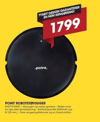 Point robotstøvsuger
