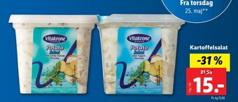 Lidl Kartoffelsalat tilbud