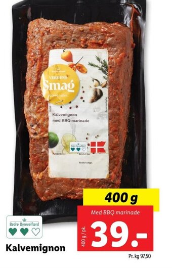 Lidl Kalvemignon tilbud