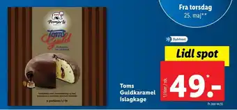Toms Guldkaramel islagkage