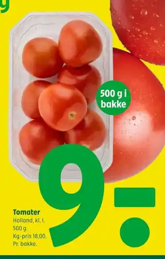 Coop 365 Tomater Holland tilbud