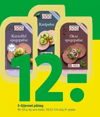 Coop 365 3-Stjernet pålæg 90-125 g. tilbud