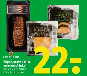 Coop 365 Røget, gravad eller varmrøget laks tilbud