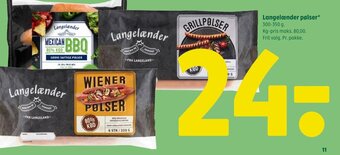 Coop 365 Langelænder pølser tilbud