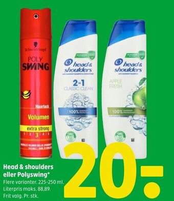 Head & shoulders eller Polyswing