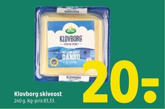 Klovborg skiveost 240 g