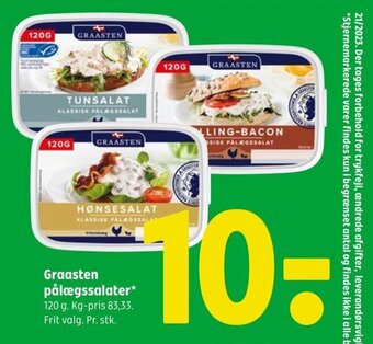 Coop 365 Graasten pålægssalater tilbud