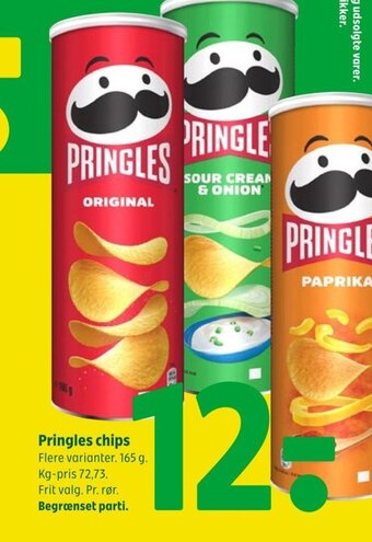 Coop 365 Pringles chips tilbud