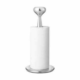 Imerco Georg jensen alfredo køkkenrulleholder - ø 15 x h 32 cm - rustfrit stål - mat tilbud