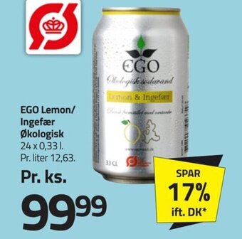 Fleggaard EGO Lemon/ Ingefær Økologisk tilbud