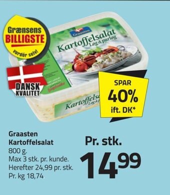 Fleggaard Graasten Kartoffelsalat tilbud