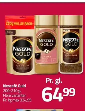 Fleggaard Nescafé Guld 200-210 g tilbud