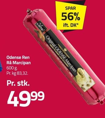Fleggaard Odense Ren Rå Marcipan 600 g. tilbud