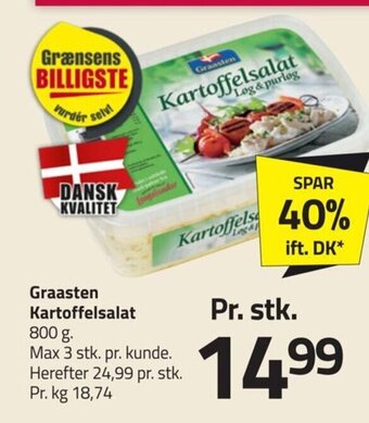 Fleggaard Graasten Kartoffelsalat 800 g. tilbud