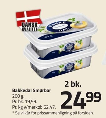 Fleggaard Bakkedal Smørbar 200 g. tilbud