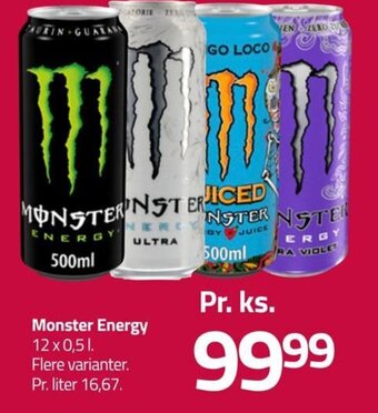 Fleggaard Monster Energy tilbud