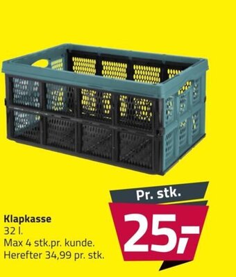 Klapkasse 32 l.