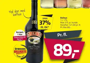 Fleggaard Baileys 11. 17%. tilbud
