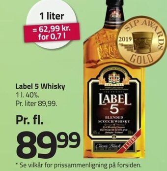 Label 5 Whisky
