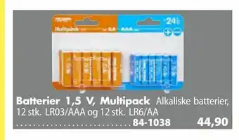 Biltema Batterier 1,5 V, Multipack tilbud