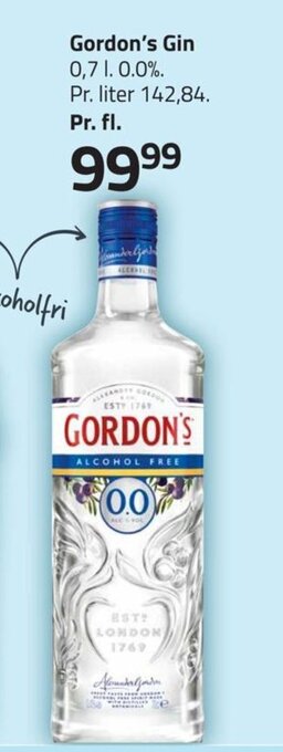 Fleggaard Gordon's Gin tilbud